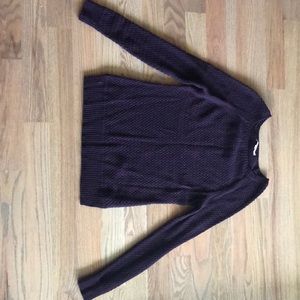 Loft plum tunic sweater